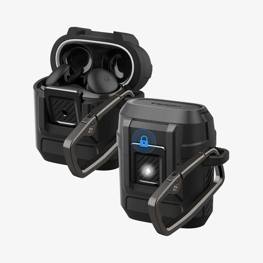 Spigen Google Pixel Buds 2a Lock Fit Case (Black)