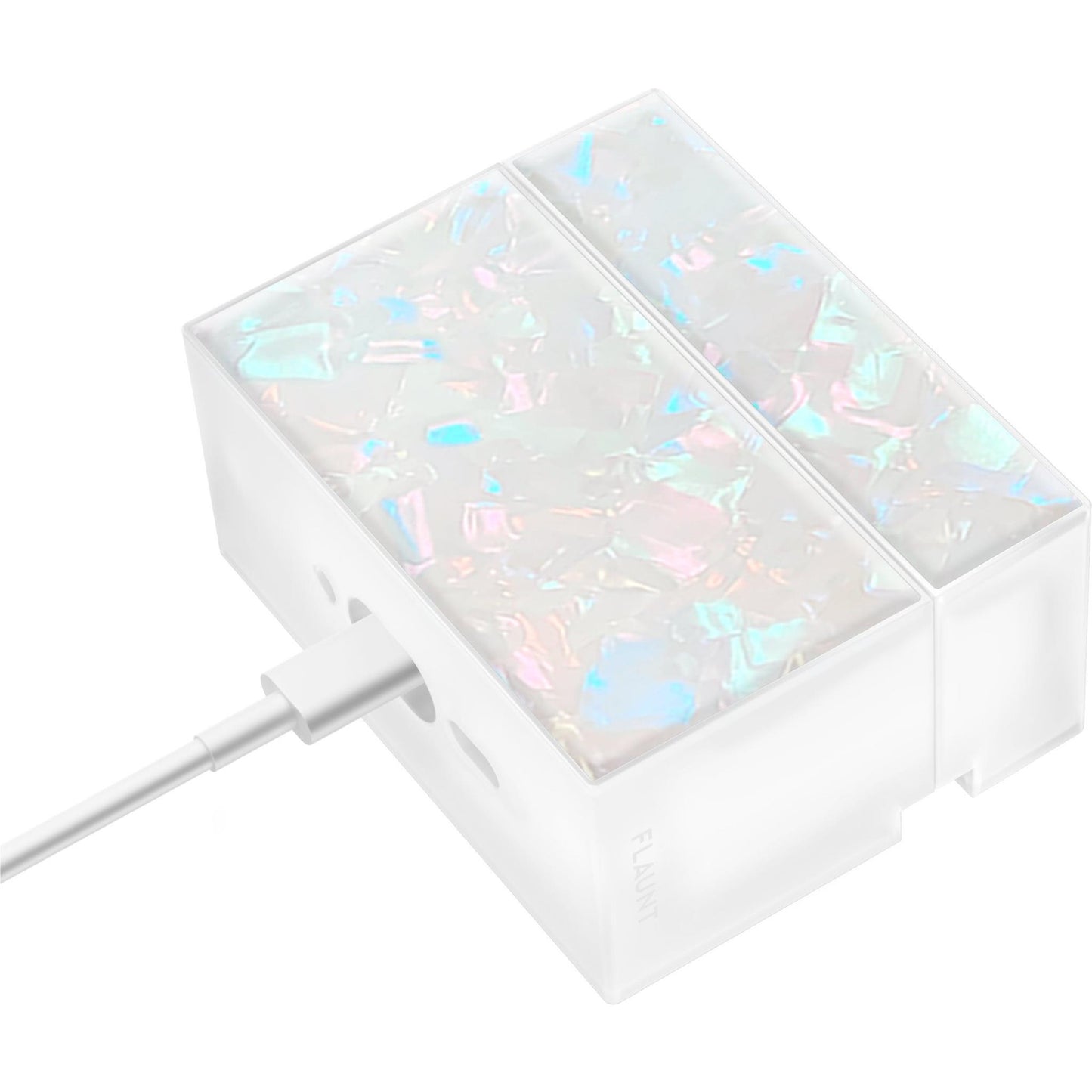 Flaunt Square Case for AirPods Pro 3 (Opal Shell)