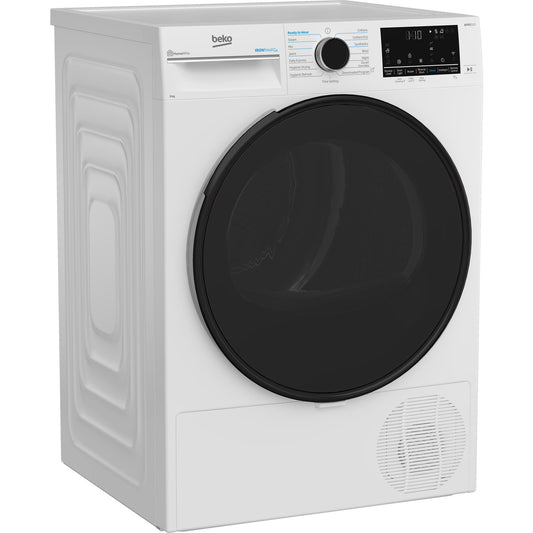 Beko 9kg Heat Pump Tumble Dryer with Steam (White)