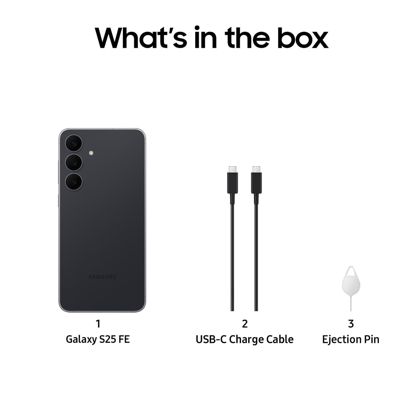 Samsung Galaxy S25 FE 5G 128GB (Jet Black)