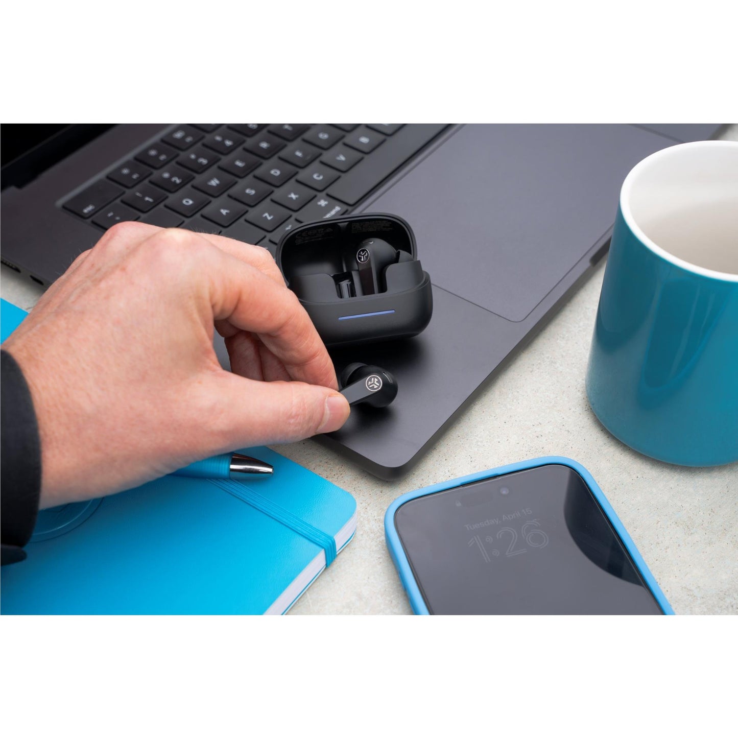 JLab JBuds Pods ANC True Wireless Earbuds (Black)