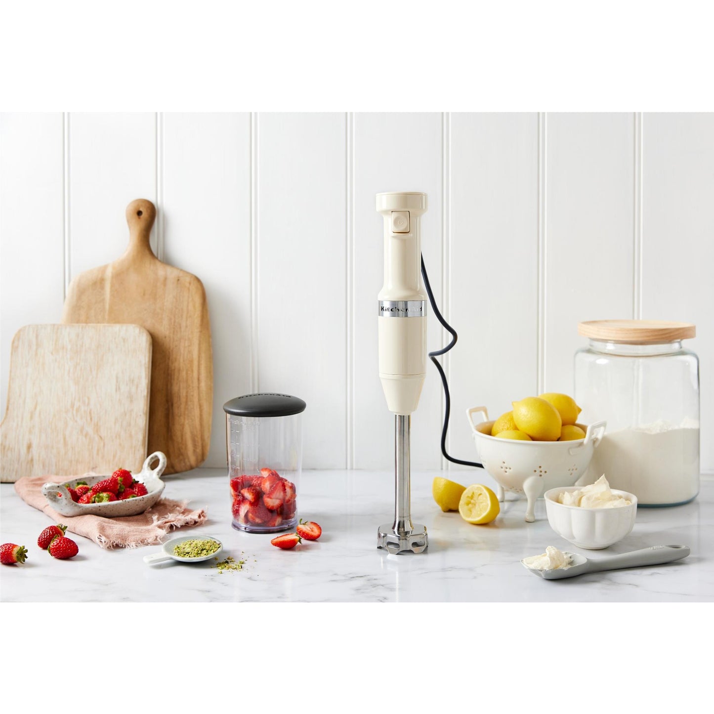 KitchenAid Variable Speed Corded Hand Blender (Almond Cream)