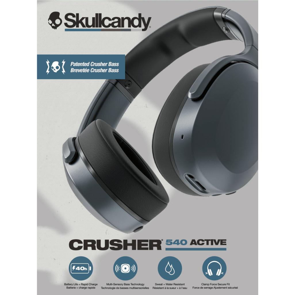 Skullcandy Crusher 540 Active Over-Ear Headphones (Coal)