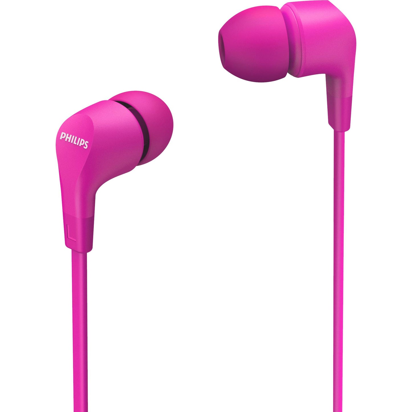 Philips TAE1105 Wired Gel Earbuds (Pink)