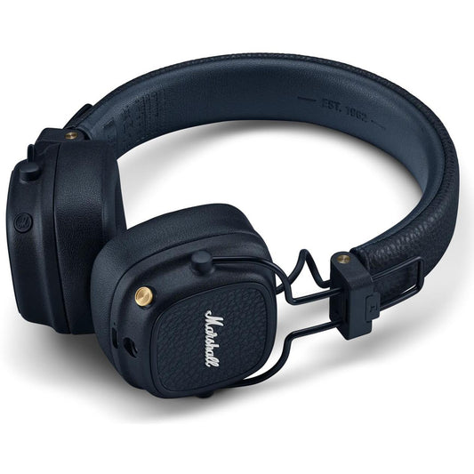Marshall MAJOR V Wireless On-Ear Bluetooth Headphones (Midnight Blue)