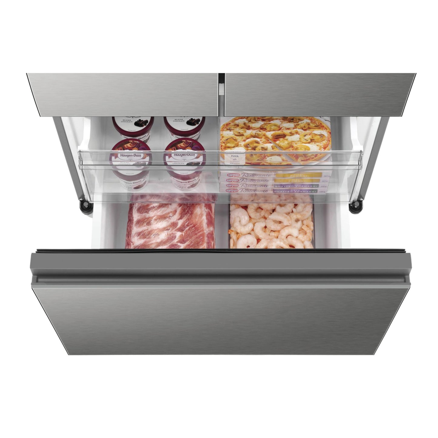 Haier HRF510FS 512L French Door Fridge (Satina)