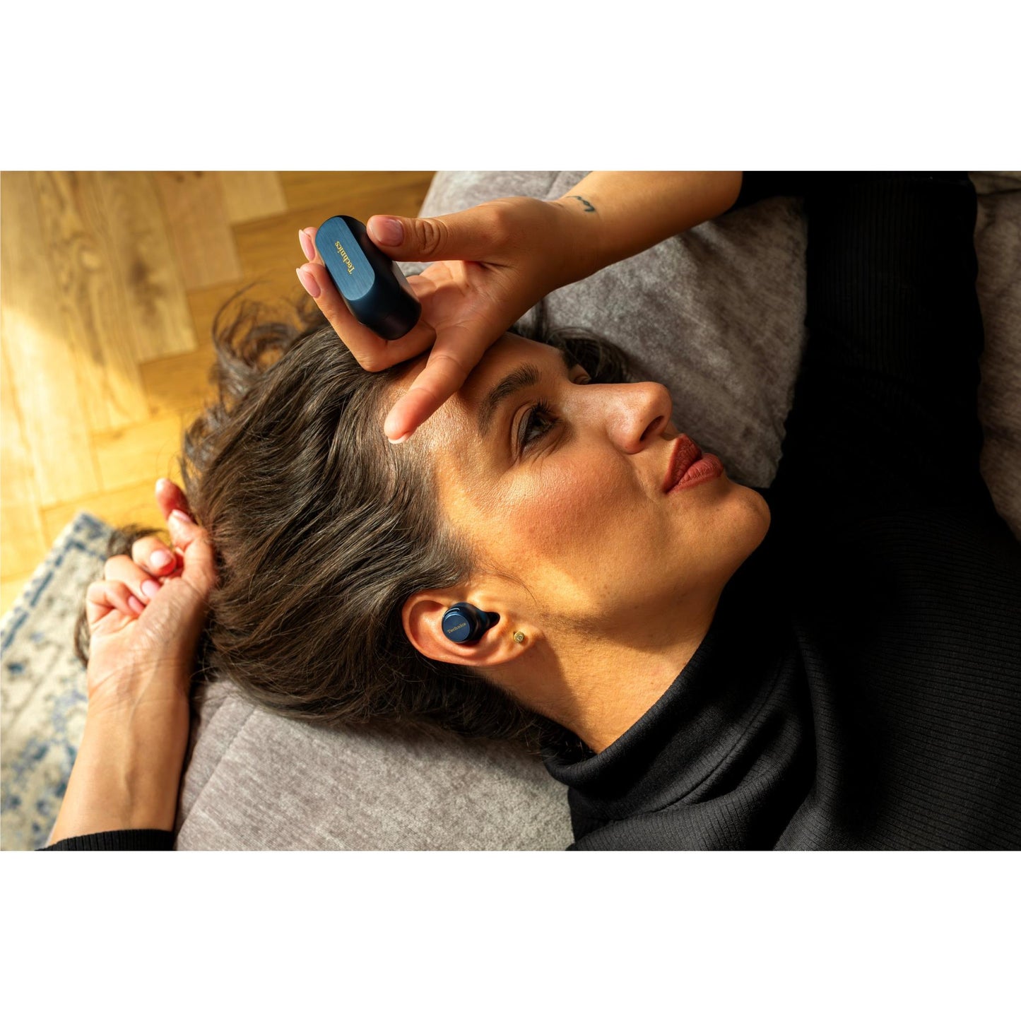Technics AZ100 Premium True Wireless Noise Cancelling In-Ear Headphones (Midnight Blue)