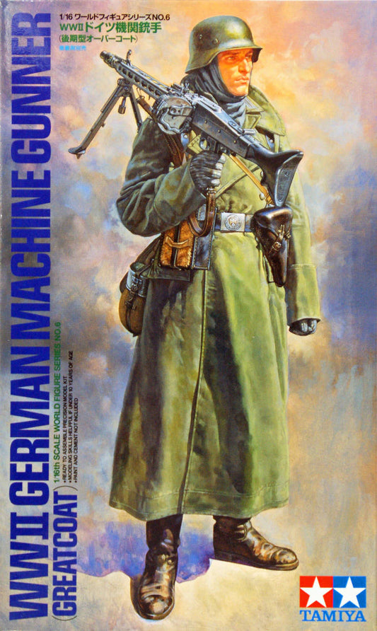 Tamiya 1/16 WWII German Machine Gunner (Great Coat)