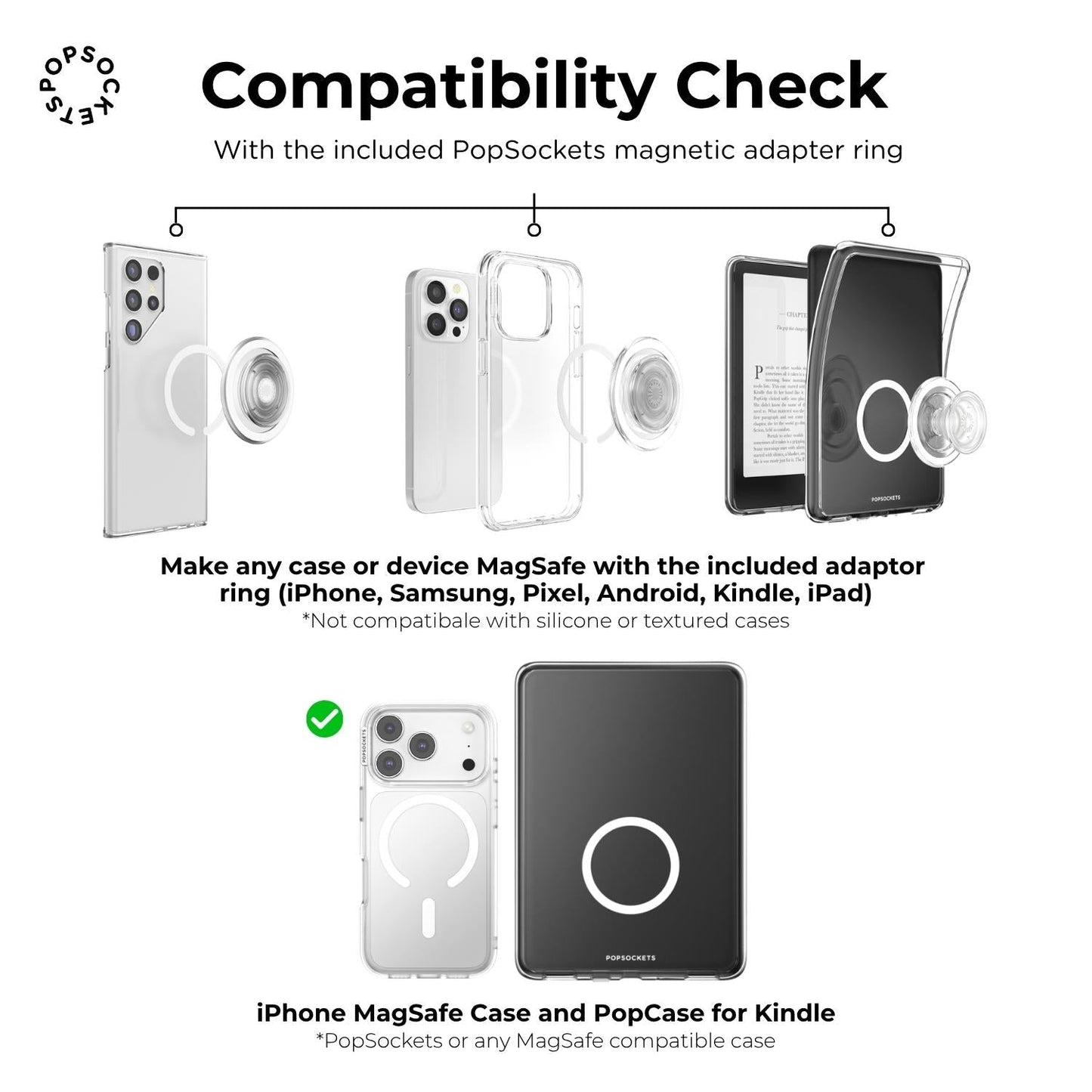 One Piece X PopSockets PopGrip MagSafe Phone Grip/Stand with Swappable Top (Chopper)