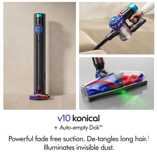 Dyson V10 Konical™ + Auto-Empty Dok™