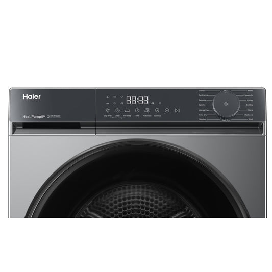 Haier HDHPS80KB1 300 Series 8kg Heat Pump Dryer (Dark)