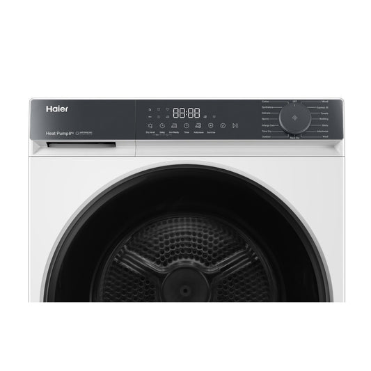 Haier HDHPS80KW1 300 Series 8kg Heat Pump Dryer (White)