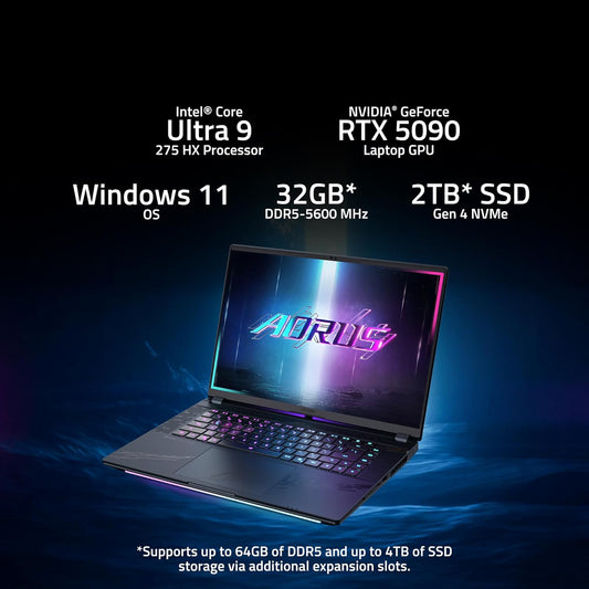 Gigabyte Aorus Master 16" RTX 5090 Gaming Laptop
