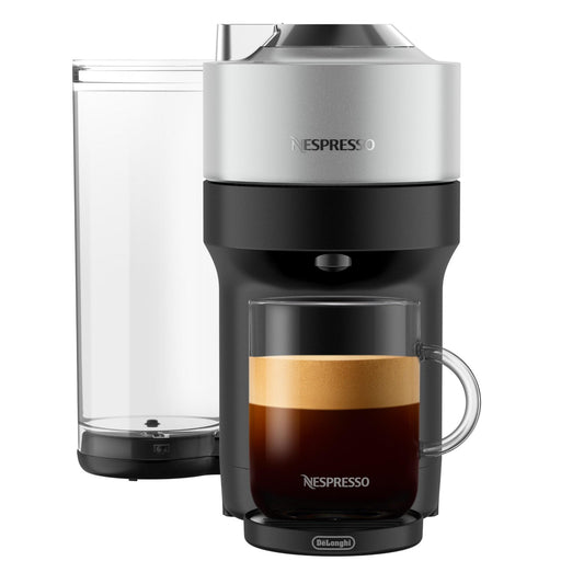 De'longhi Nespresso Vertuo Pop+ Coffee Machine Bundle (Deluxe Silver)