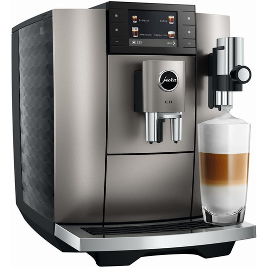 Jura E8 Fully Automatic Coffee Machine (Silver)