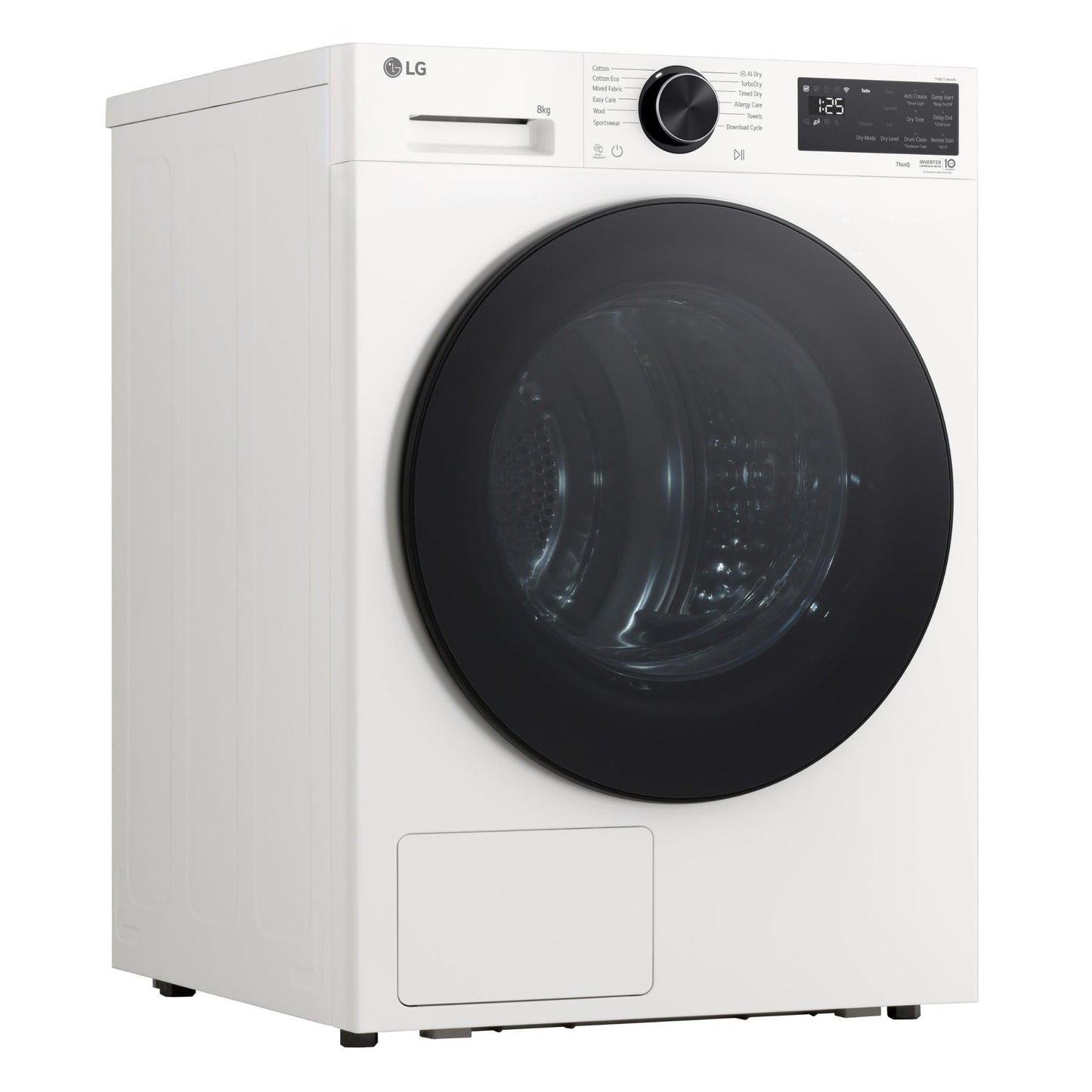 LG DXH3-08W Series 3 8kg AI Heat Pump Dryer