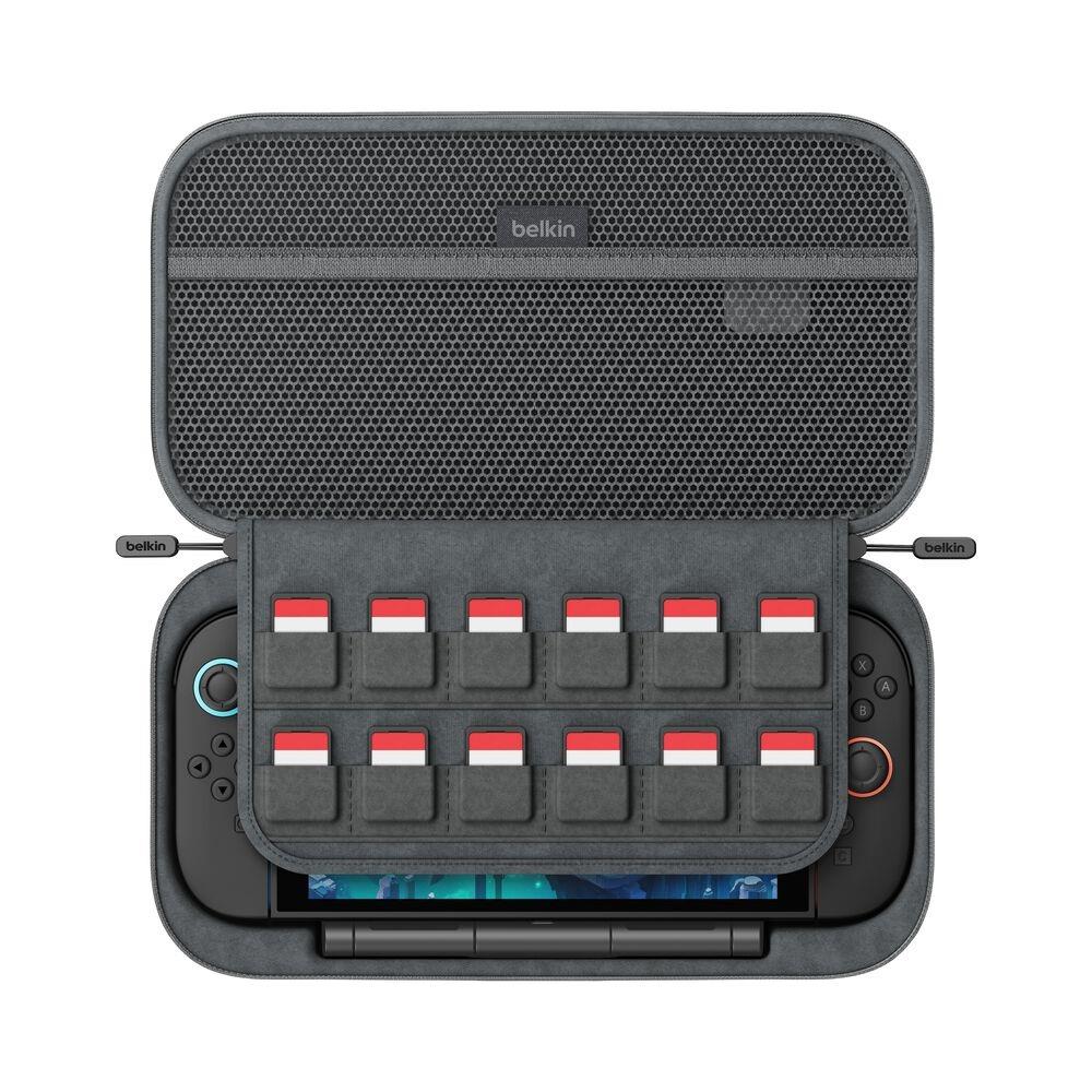 Belkin Gaming Charging Case Pro for Nintendo Switch 2 (Charcoal)