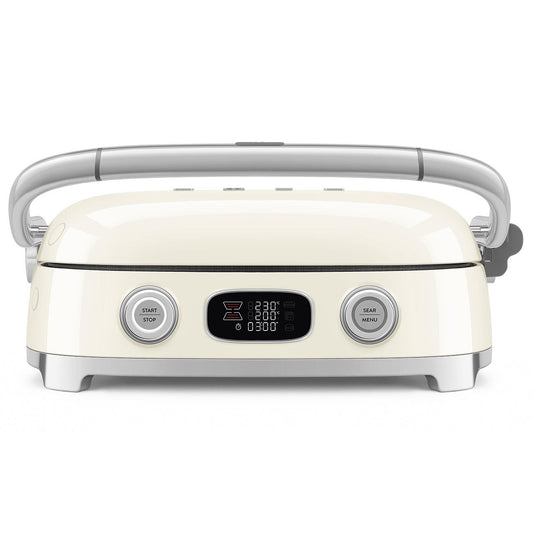 Smeg 50's Style Retro 3-in1 MultiGrill (Cream)