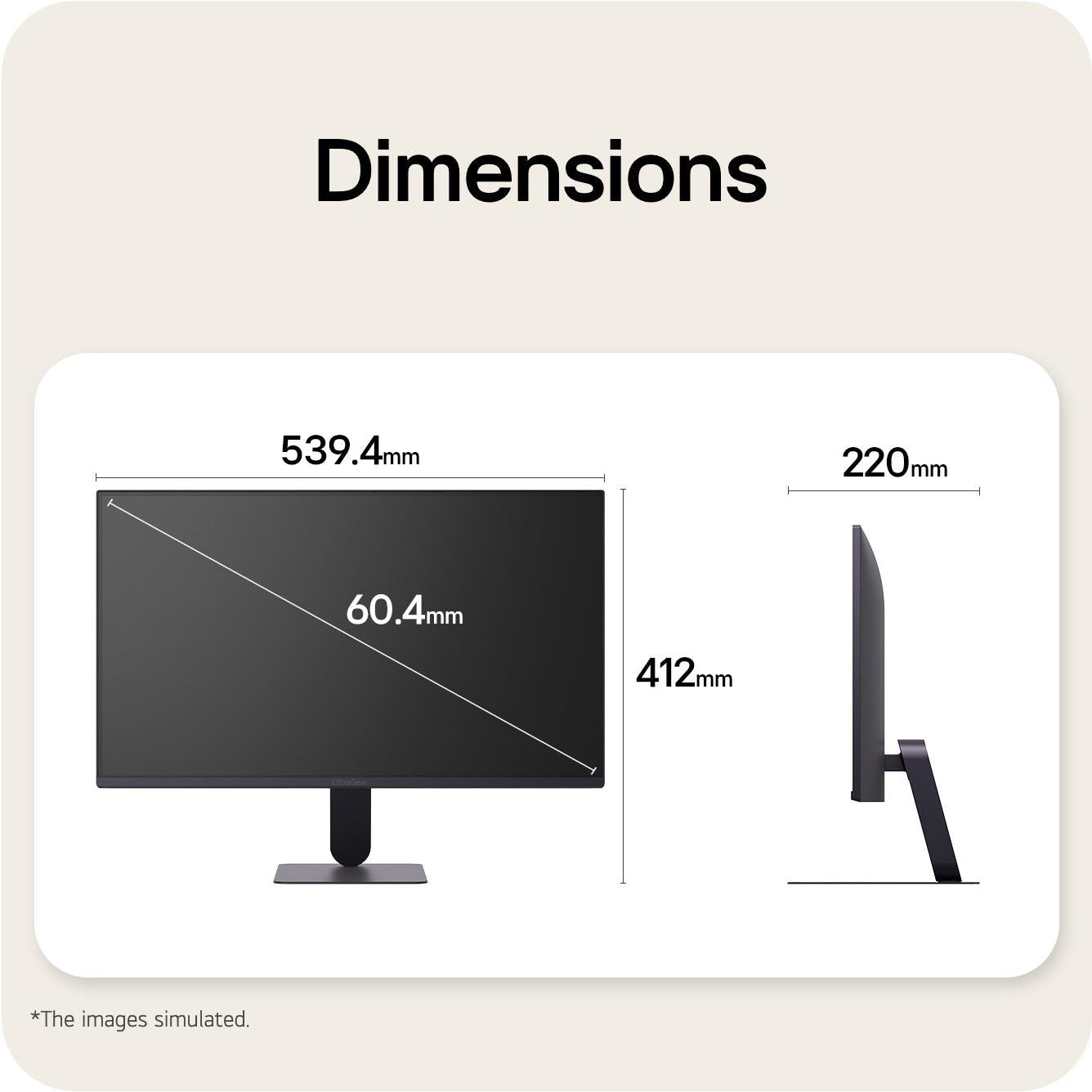 LG UltraGear 24G411B 24" FHD 144Hz Gaming Monitor