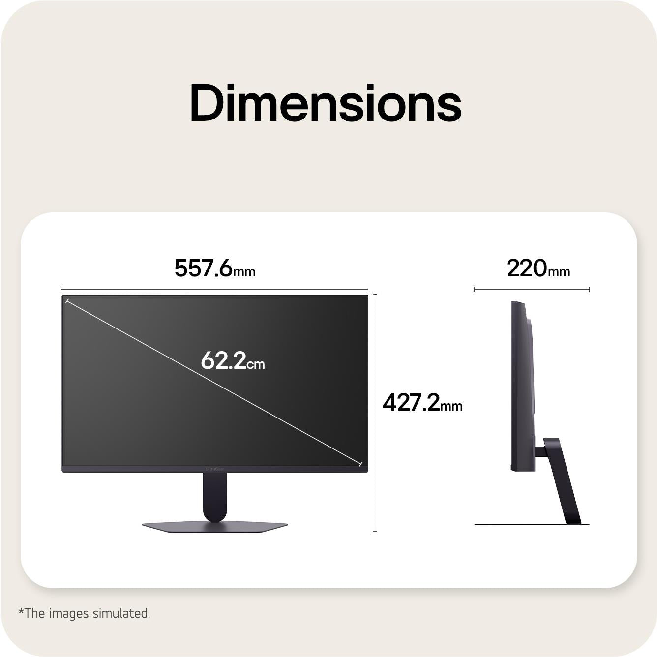LG UltraGear 25G523B 25" FHD 200Hz Gaming Monitor