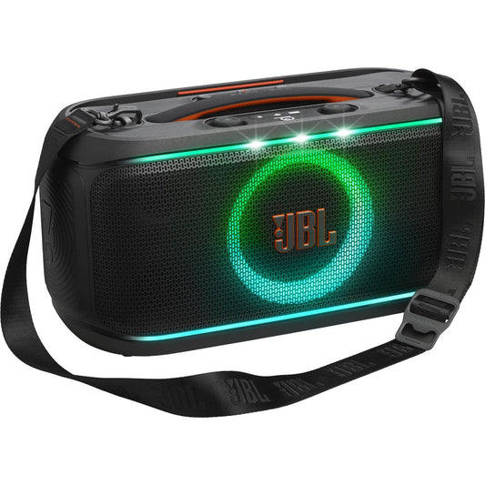 JBL PartyBox On The Go 2 Plus with EasySing AI Karaoke Mics (Black)