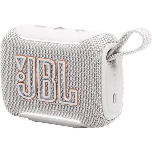 JBL GO 5 Mini Bluetooth Speaker (White)