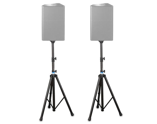 Freedom Heavy Duty Speaker Stands Pair Top Hat Mounting Bracket 2m Height
