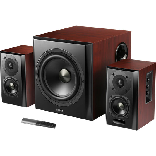 Edifier S350DB 2.1 Powered Bluetooth Speaker System (Brown)
