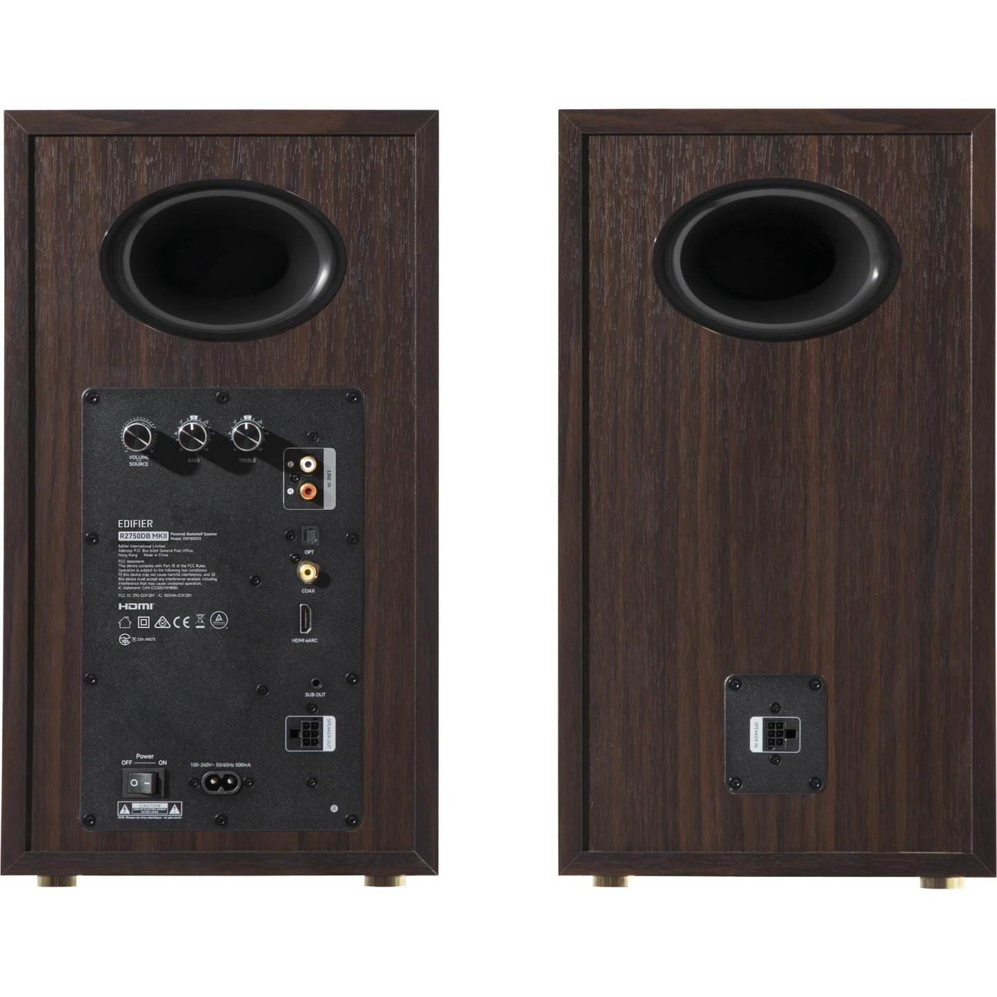 Edifier R2750DBMKII Powered Bluetooth Speakers (Walnut)