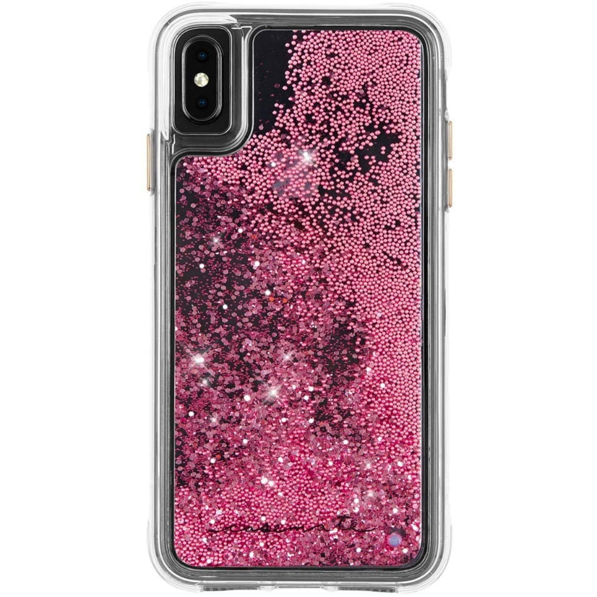 Case-Mate Waterfall Case for iPhone XS Max in Confetti, Gold, Rose Gold, Silver - Rose Gold
