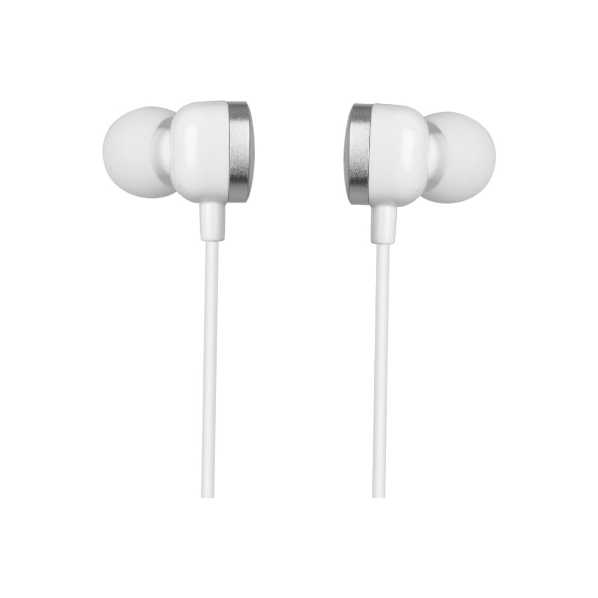 Wave Corded In-Ear Headphones for iPhone 14 Pro Max/iPad (White)