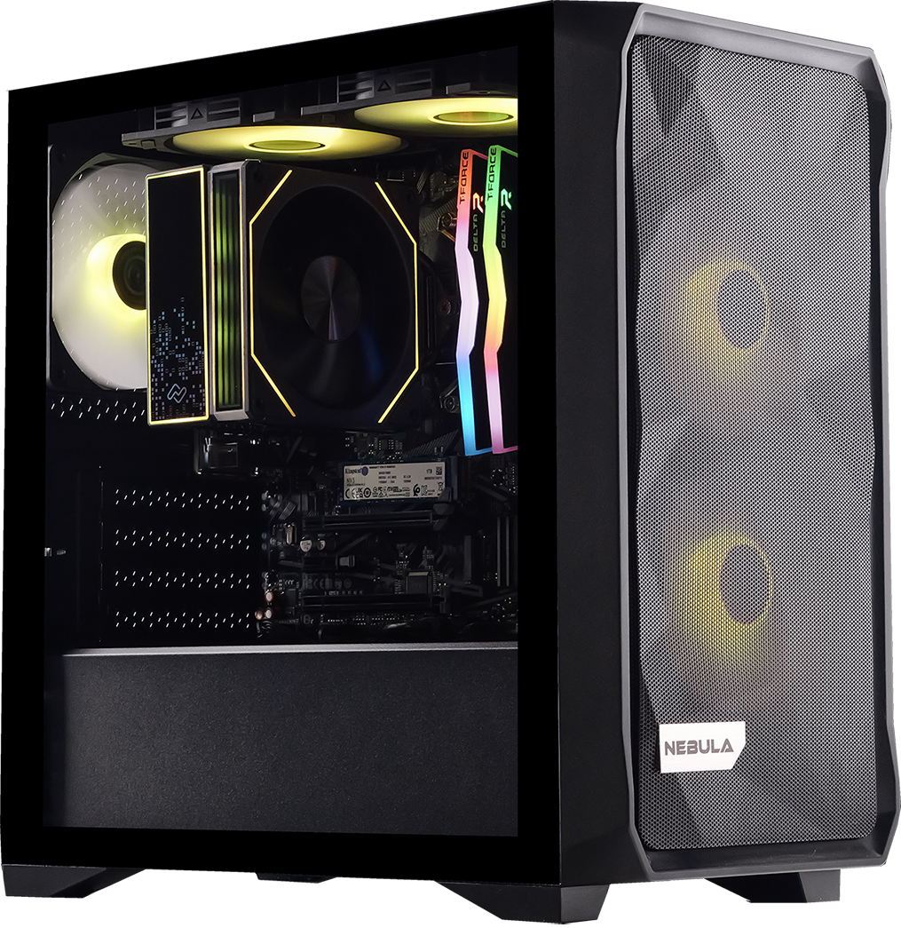 Nebula PC - Dark Reign Gaming PC: RYZEN 5 5600GT | 16GB RAM