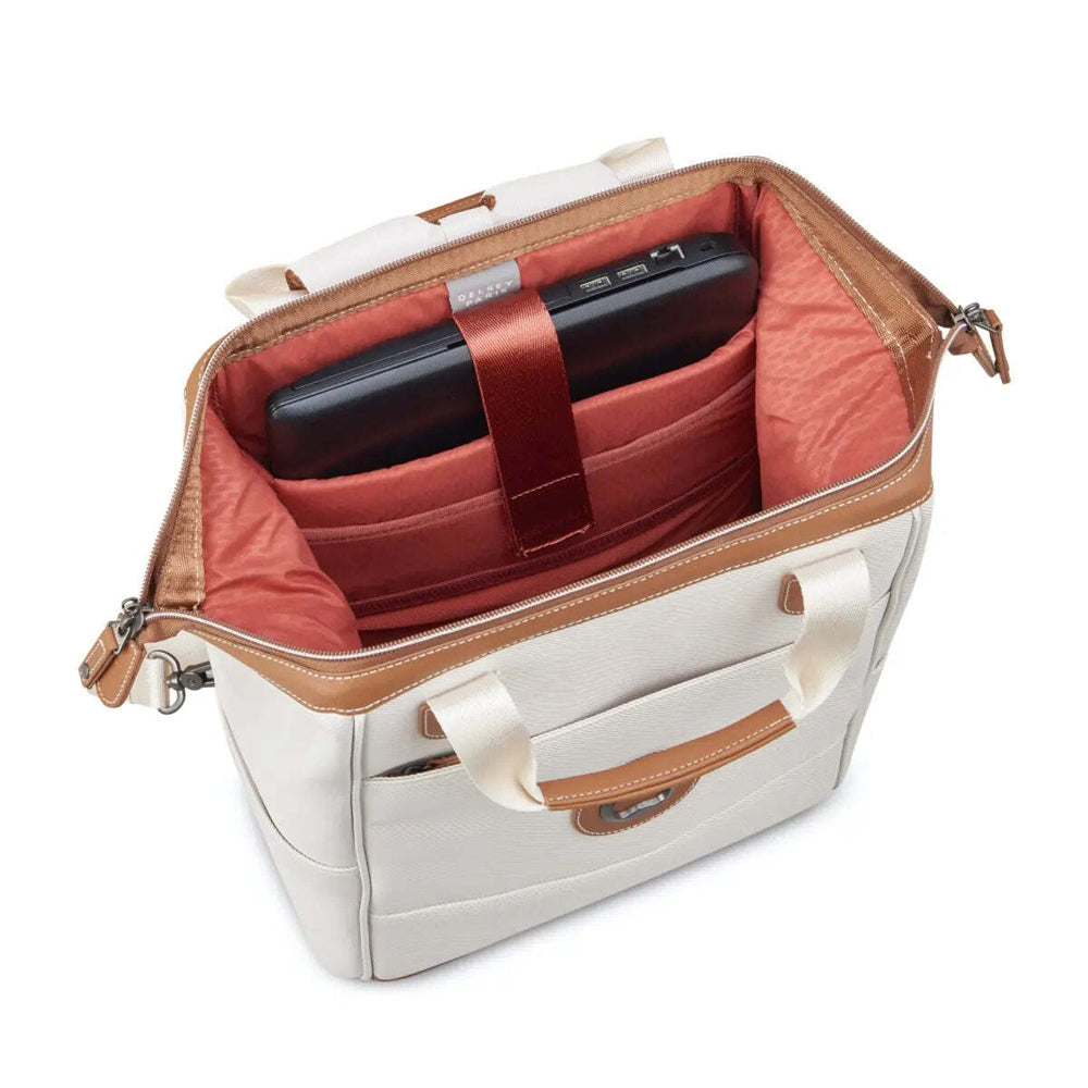 Delsey Chatelet Air 2.0 14" Laptop Tote Backpack - Angora