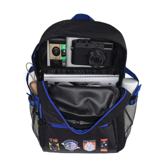 Star Wars Laptop Backpack Black Padded Compartment Multi-Compartment 26L