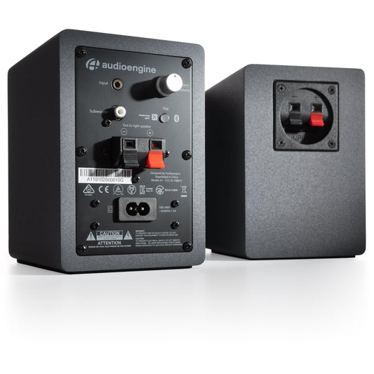 Audioengine A1 Wireless Bookshelf Speakers (Dark Grey)