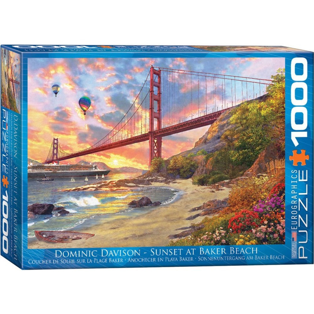 Eurographics 1000pc Sunset at Baker Beach