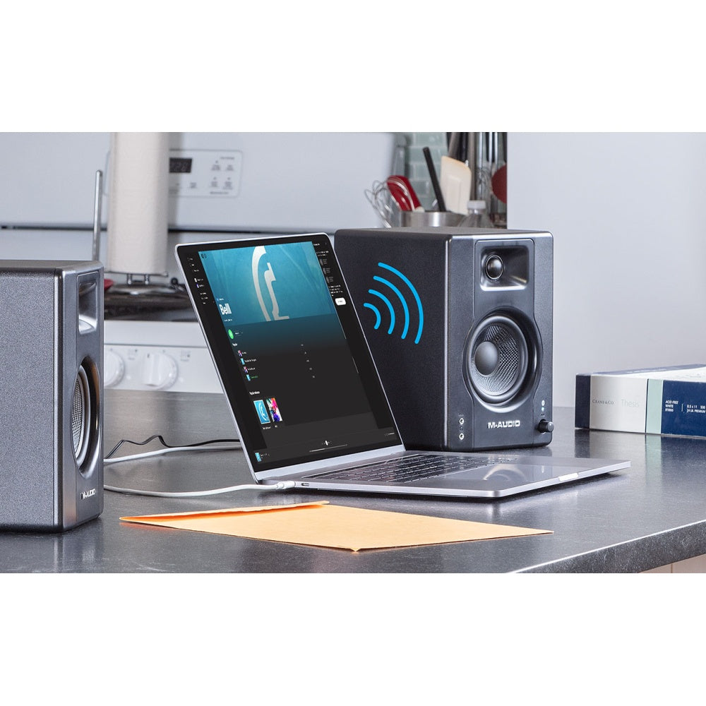 M-Audio BX3 Bluetooth Studio Monitors Speaker Set with 3-Inch Woofer 120W 2pc