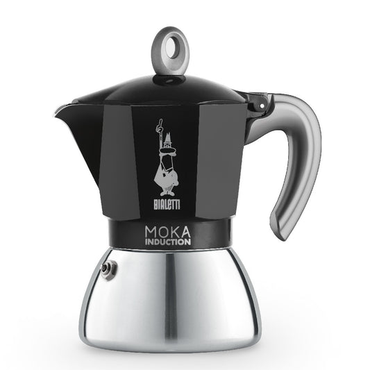 Bialetti Moka 2 Cup Induction Espresso Maker - Black