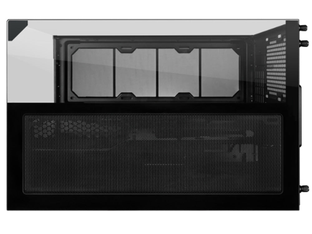 Lian Li O11 Vision-M Compact Tempered Glass Dual-Chamber Micro-ATX Case - Black