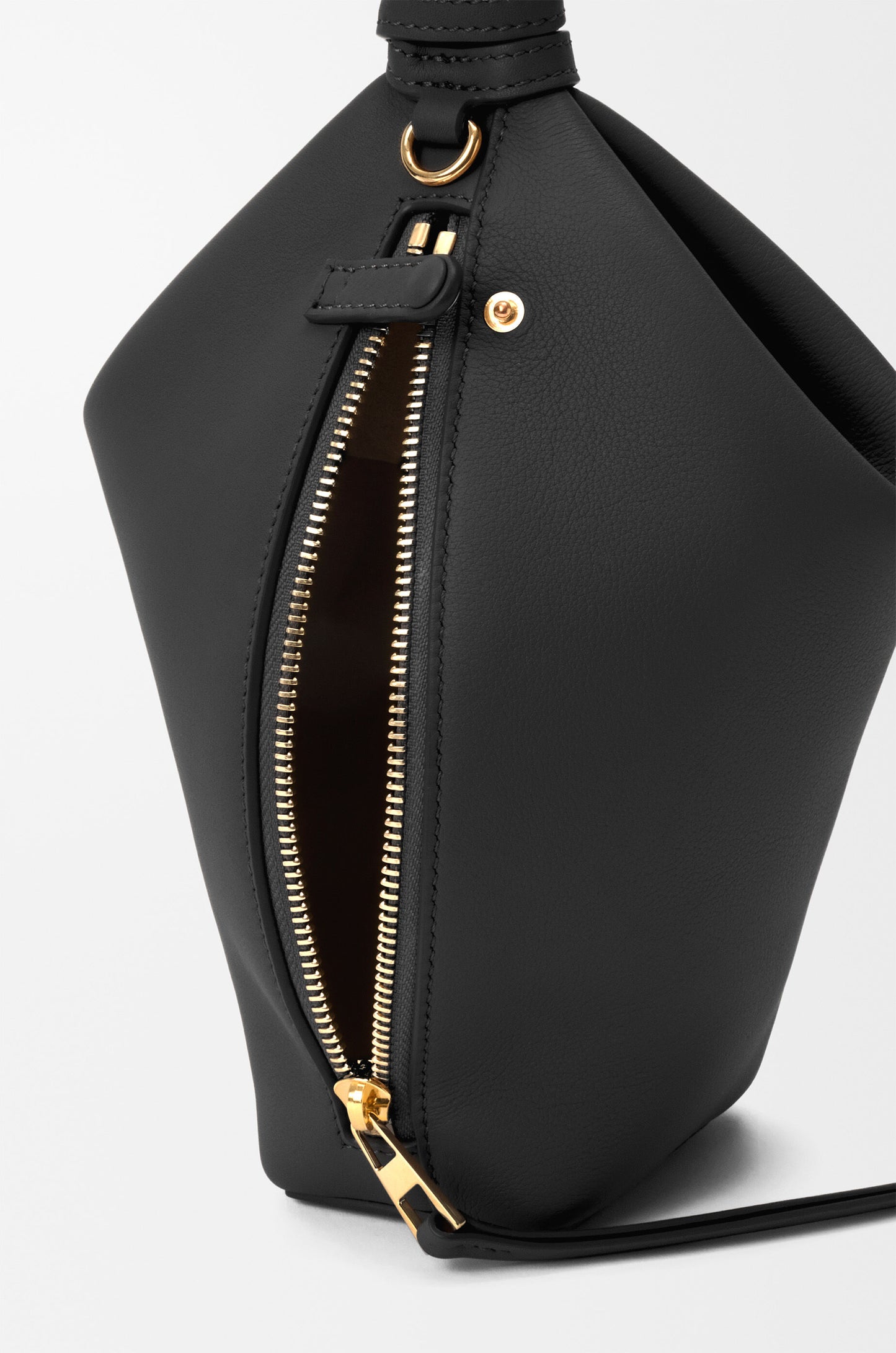 Scarf backpack in smooth calfskin