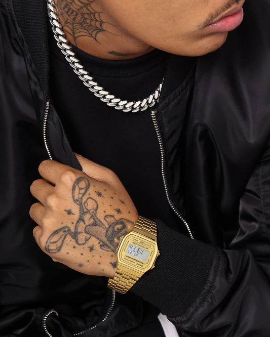 Casio A168WG-9W Gents Digital Watch Gold - image 2