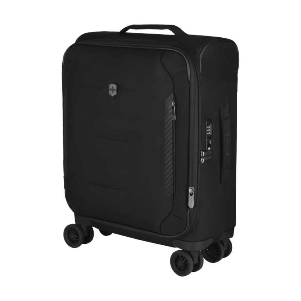 Victorinox Crosslight Global Carry On 55cm Suitcase Black Travel Sentry Lock