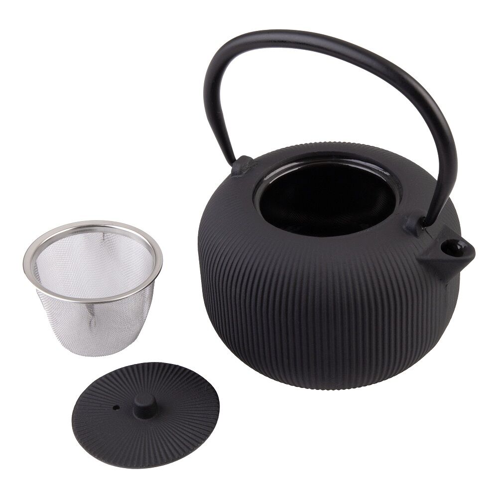 Teaology Serenity Cast Iron Teapot - 700ml - Black