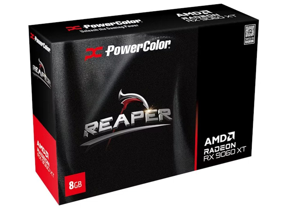 PowerColor Reaper Radeon RX 9060 XT 8GB GDDR6 Graphics Card