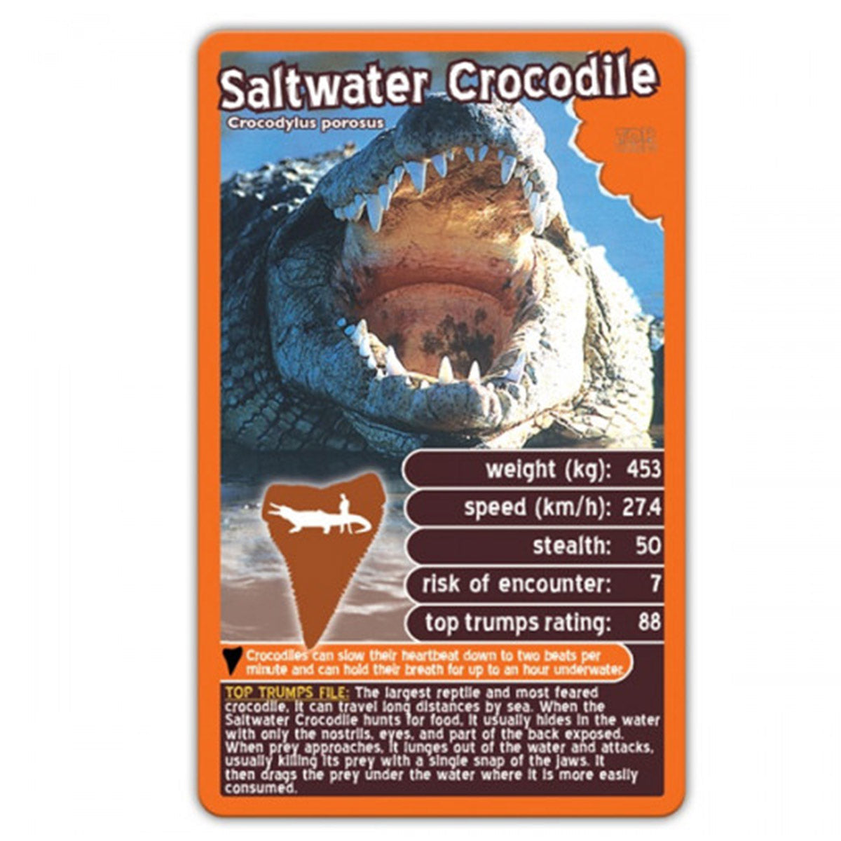 Winning Moves Top Trumps: Deadliest Predators Board Game