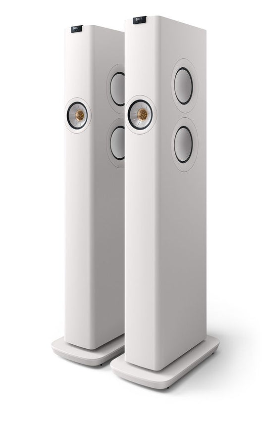 KEF LS60 Wireless Hifi Speakers Pair (Mineral White)