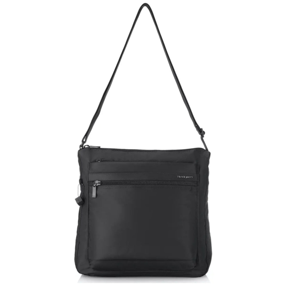Hedgren Fanzine Shoulder Bag RFID Pocket Black Crossbody Bag Tablet Pouch Black