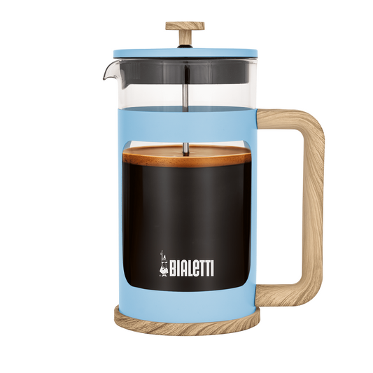 Bialetti Woody Coffee Press 1 Litre - Blue