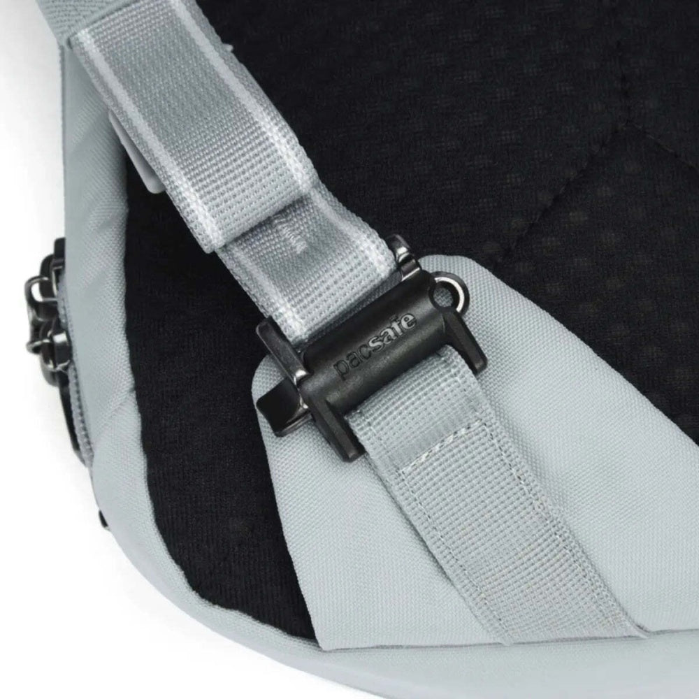 Pacsafe V Tech Anti-Theft RFID Blocking Slashguard Sling Pack 10L Digital Grey