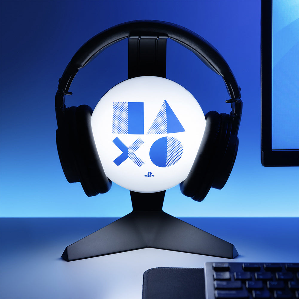 Paladone Playstation Head Light Gaming Headphone Stand/Holder 23x19cm